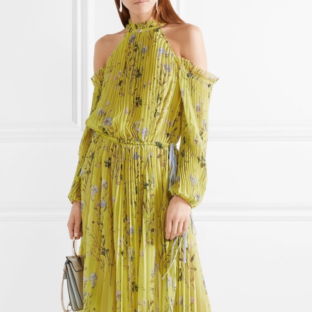 Self-Portrait Floral Printed Maxi Dress